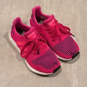 Adidas Pink and Navy Athletic Shoes